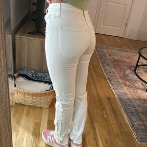 White H&M Straight Leg Jeans